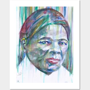 HARRIET TUBMAN watercolor portrait.2 Posters and Art